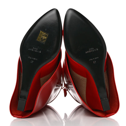 Givenchy Calfskin Shark Lock Ankle Boots 41 Red 5 of 9