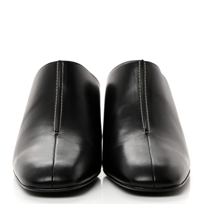 Hermes Nappa Detail Mules 40 Black 2 of 9