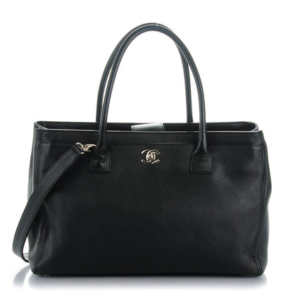 Chanel Calfskin Cerf Executive Shopper Tote Black 1 of 7