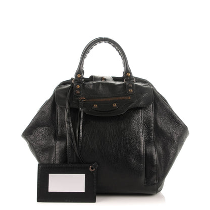 Balenciaga Agneau Classic Hardware Zip Traveler Backpack Black 1 of 7