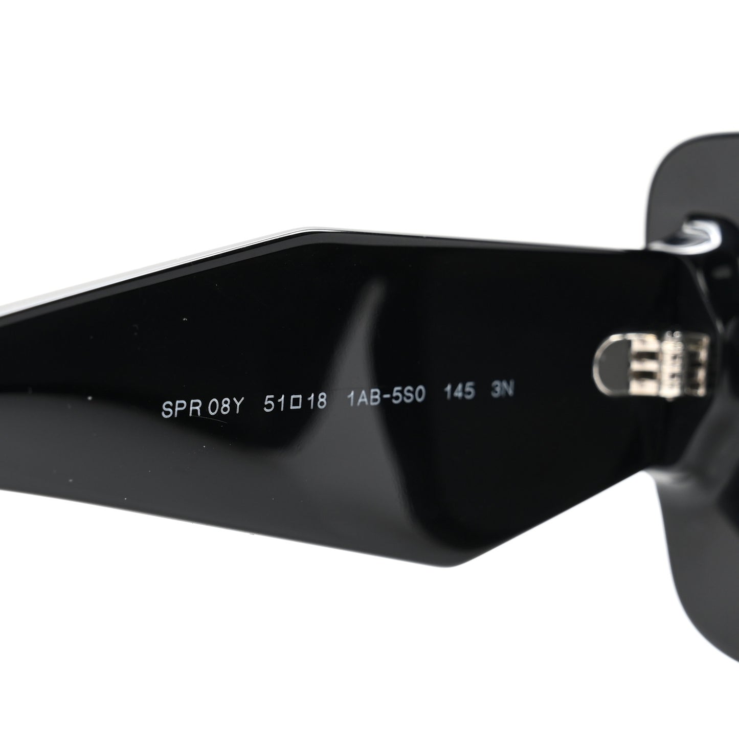 Acetate Symbole Sunglasses SPR 08Y Black