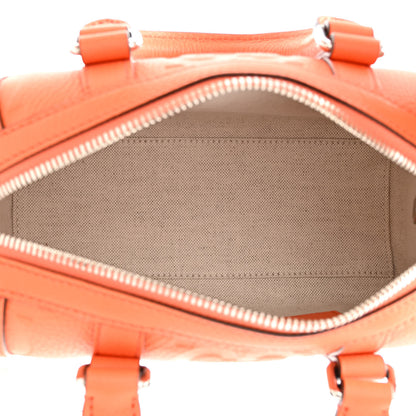 Gucci Piuma Calfskin Jumbo GG Embossed Mini Duffle Bag Good Orange 5 of 10