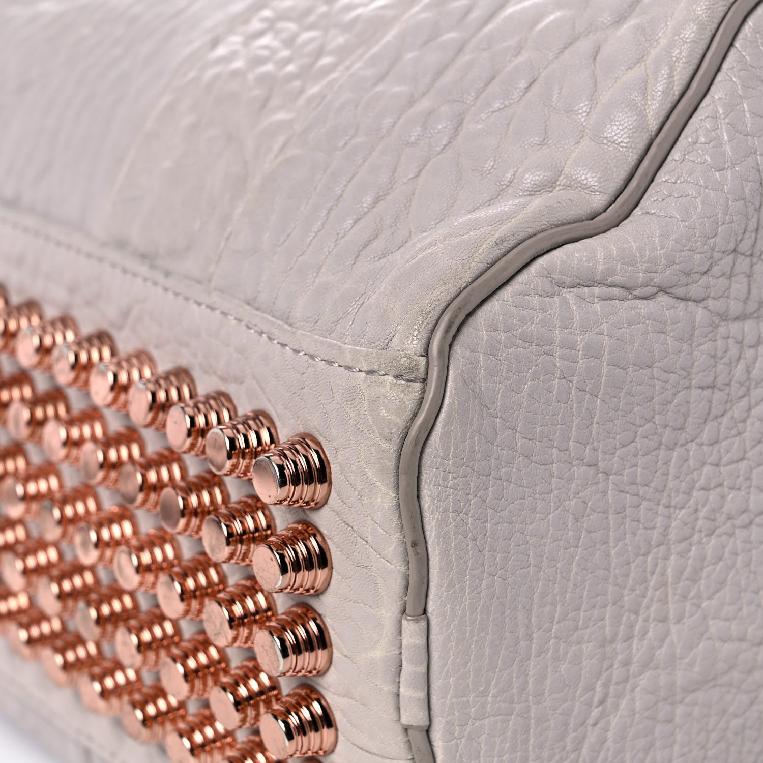 Alexander Wang Pebbled Lambskin Rocco Lilac Rose Gold Hardware 11 of 19