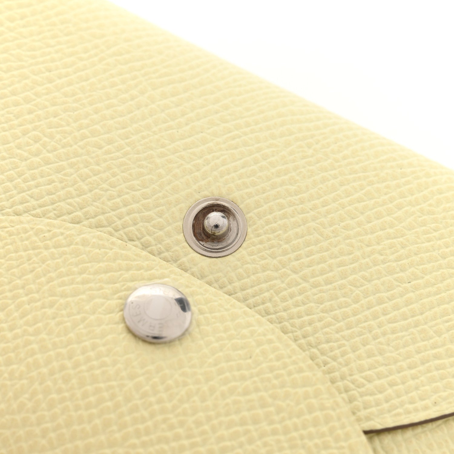 Hermes Epsom Calvi Duo Card Case Jaune Milton 8 of 9
