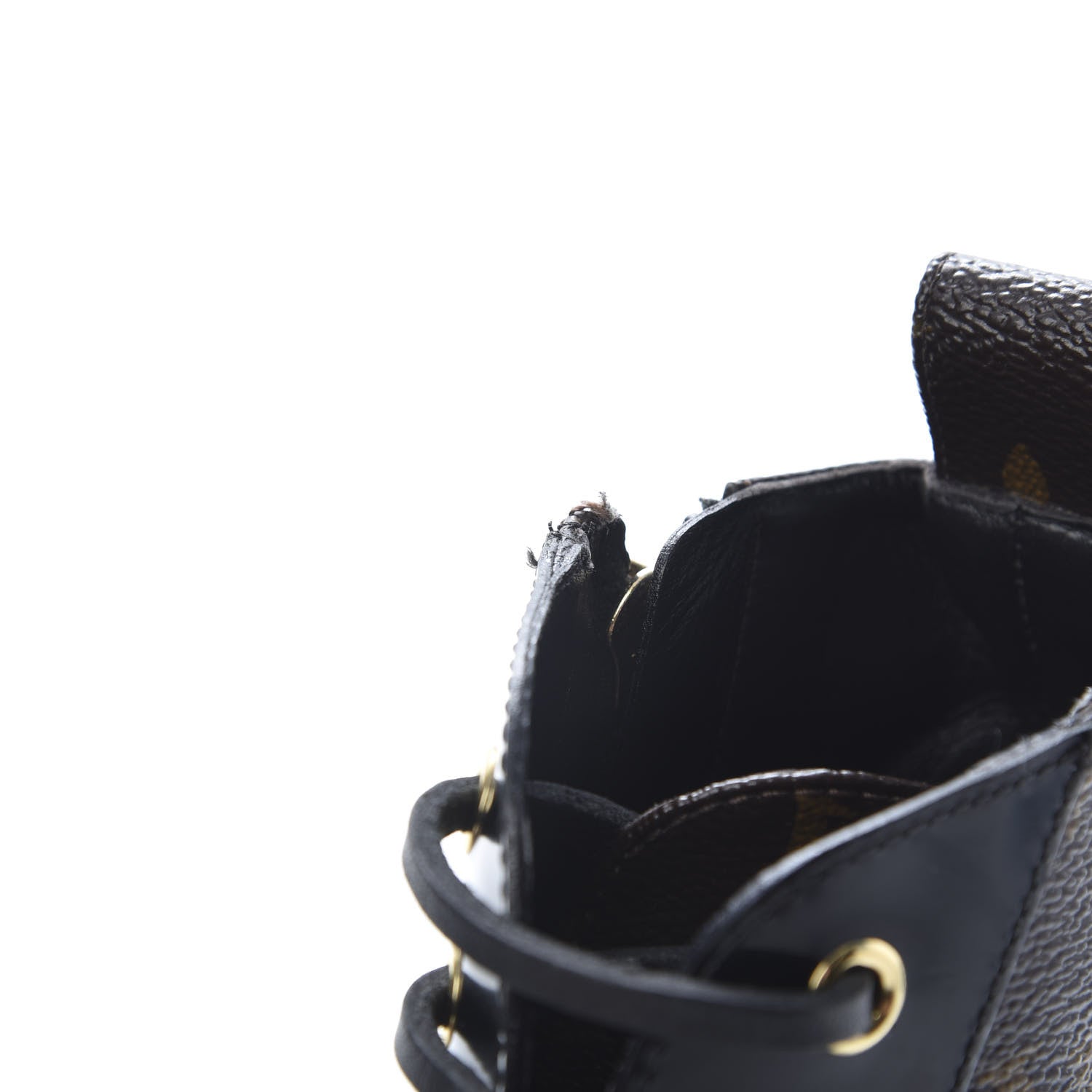 Louis Vuitton Patent Calfskin Monogram Star Trail Ankle Boots 36 Black 8 of 9