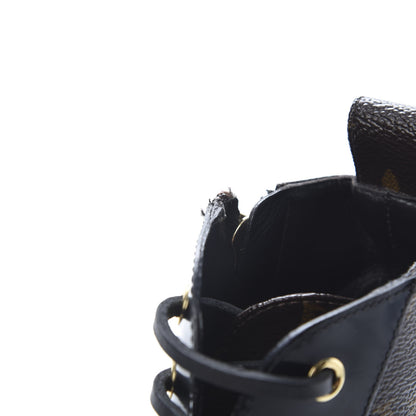 Louis Vuitton Patent Calfskin Monogram Star Trail Ankle Boots 36 Black 8 of 9
