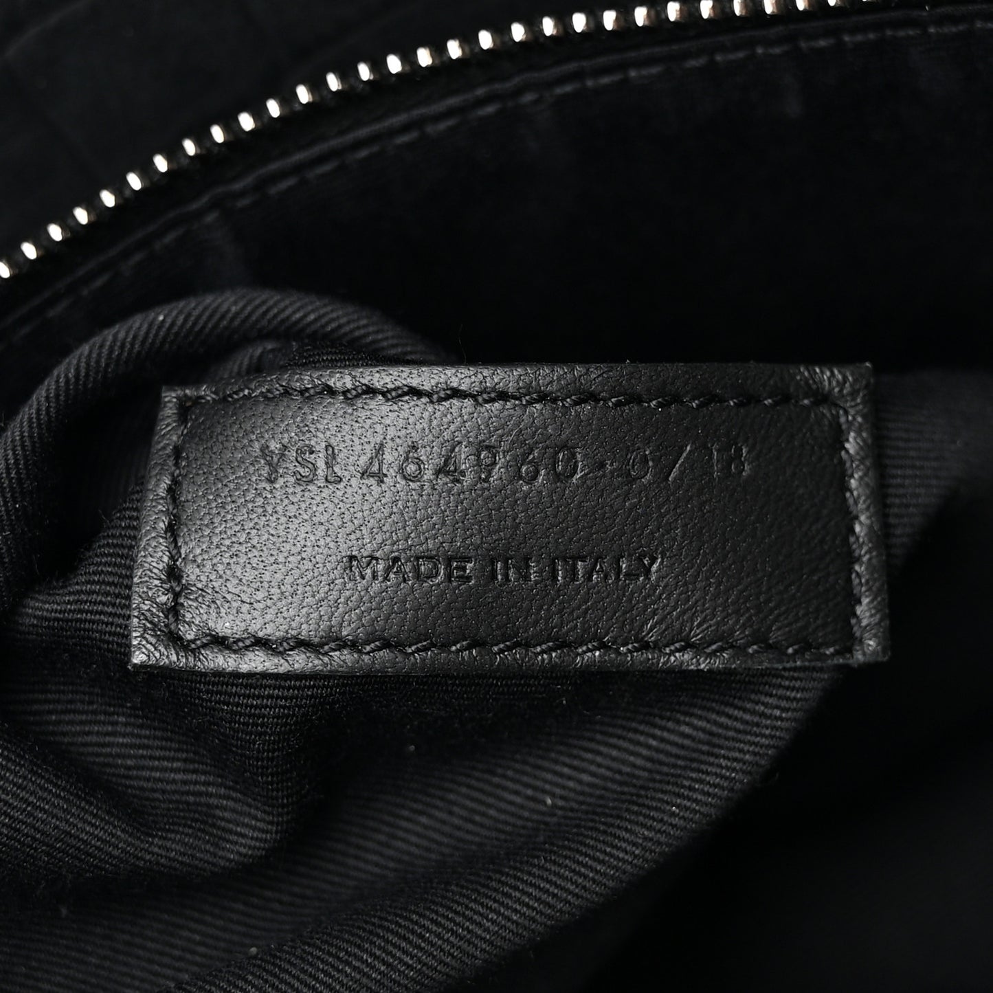 Crocodile Embossed Suede Small Supple Sac de Jour Black