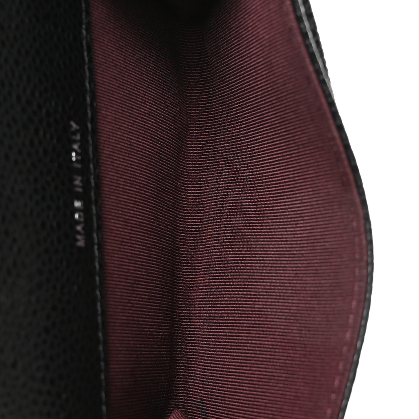 Caviar Quilted Flap Card Holder Wallet Black
