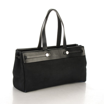 Hermes Toile Herbag Cabas Black 3 of 9