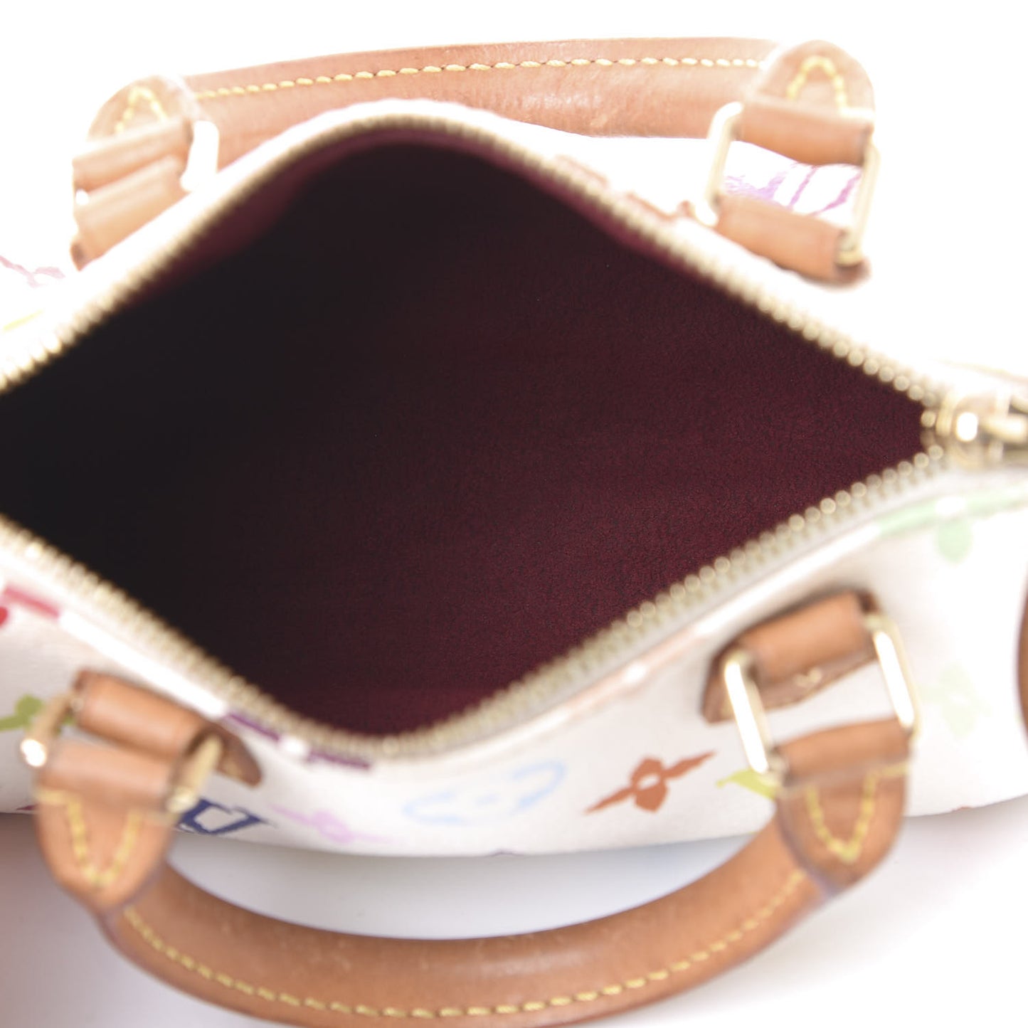Monogram Multicolor Mini Sac HL Speedy White