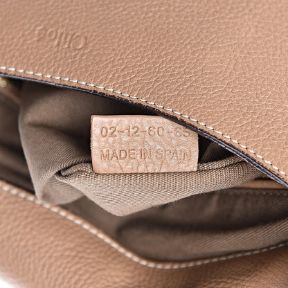 Chloe Calfskin Medium Marcie Round Zip Crossbody Bag Nut 7 of 10