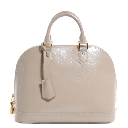 Louis Vuitton Vernis Alma PM Blanc Corail 1 of 9