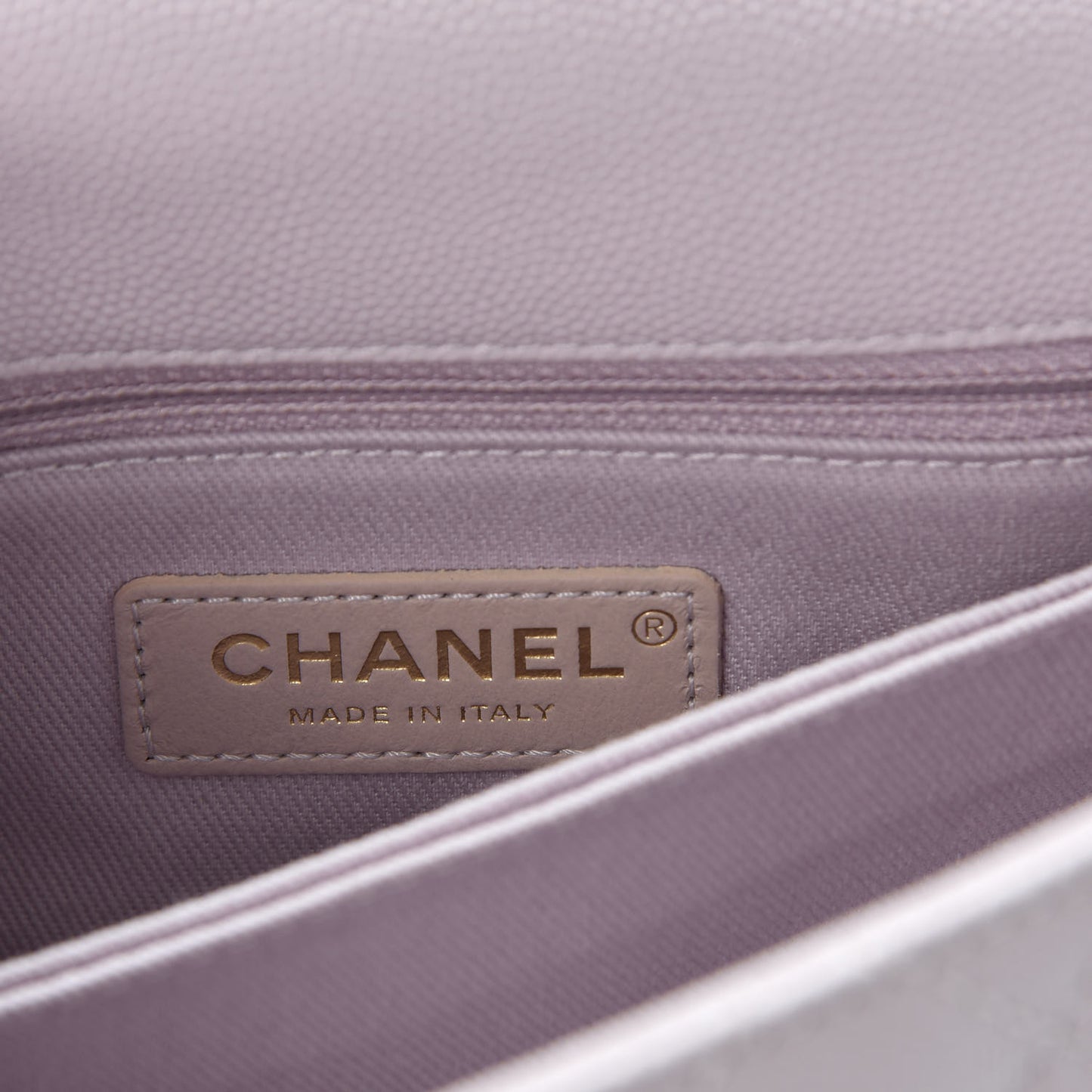 Caviar Quilted Mini Coco Handle Flap Lilas Lilac