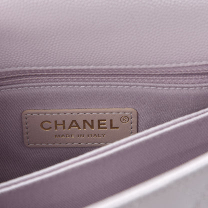 Chanel Caviar Quilted Mini Coco Handle Flap Lilas Lilac 7 of 10