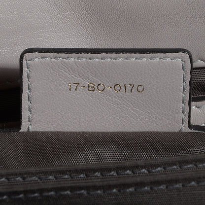 Christian Dior Gaufre Lambskin Cannage Delidior Large Flap Shoulder Bag Grey 7 of 7