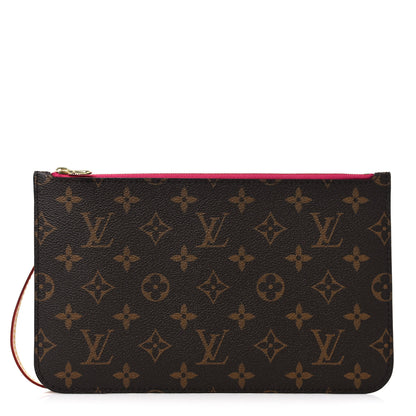 Louis Vuitton Monogram Neverfull MM GM Pochette Pivoine 1 of 6