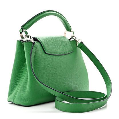 Louis Vuitton Taurillon Capucines BB Bamboo Indigo 3 of 9