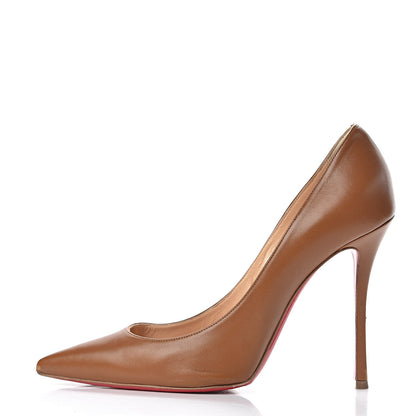 Christian Louboutin Shiny Nappa Decoltish 100 Pumps 40 Safari 1 of 17