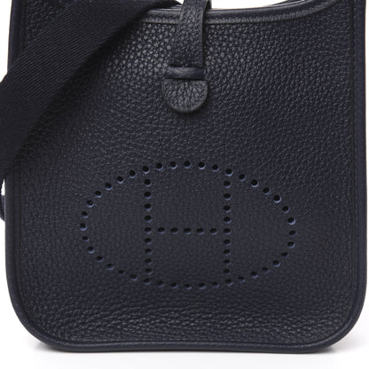 Hermes Taurillon Clemence Evelyne TPM Bleu Nuit 10 of 11