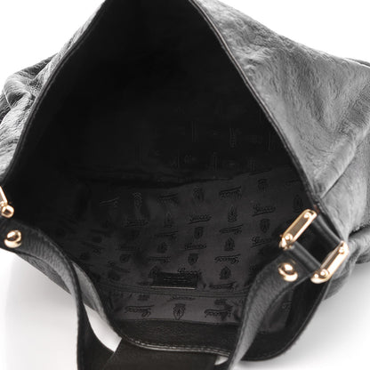 Gucci Guccissima Large New Ladies Web Hobo Black 5 of 9
