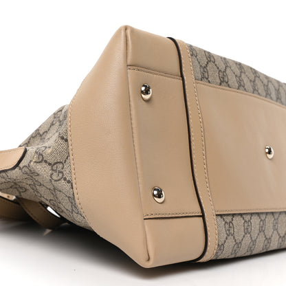 Gucci GG Supreme Monogram Medium Nice Top Handle Dome Bag Beige 9 of 10