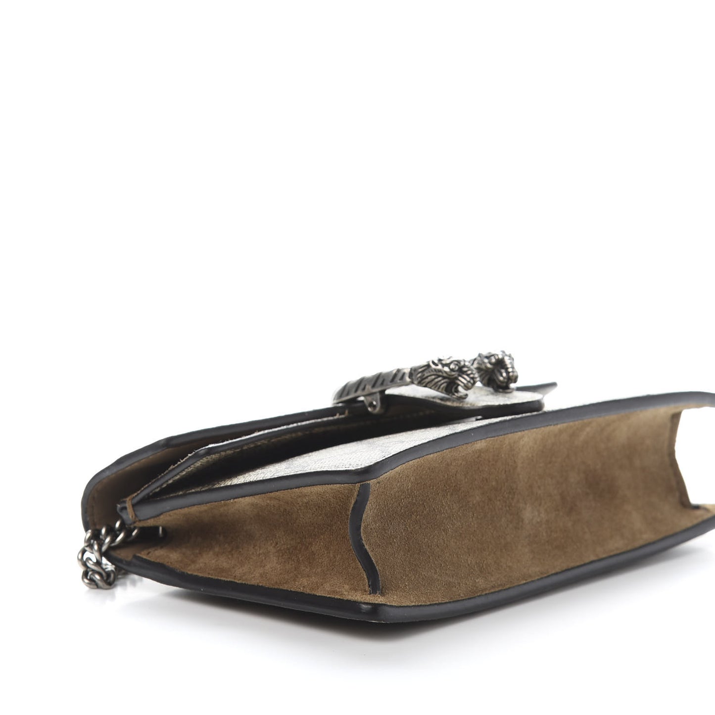 GG Supreme Monogram Super Mini Dionysus Shoulder Bag Taupe