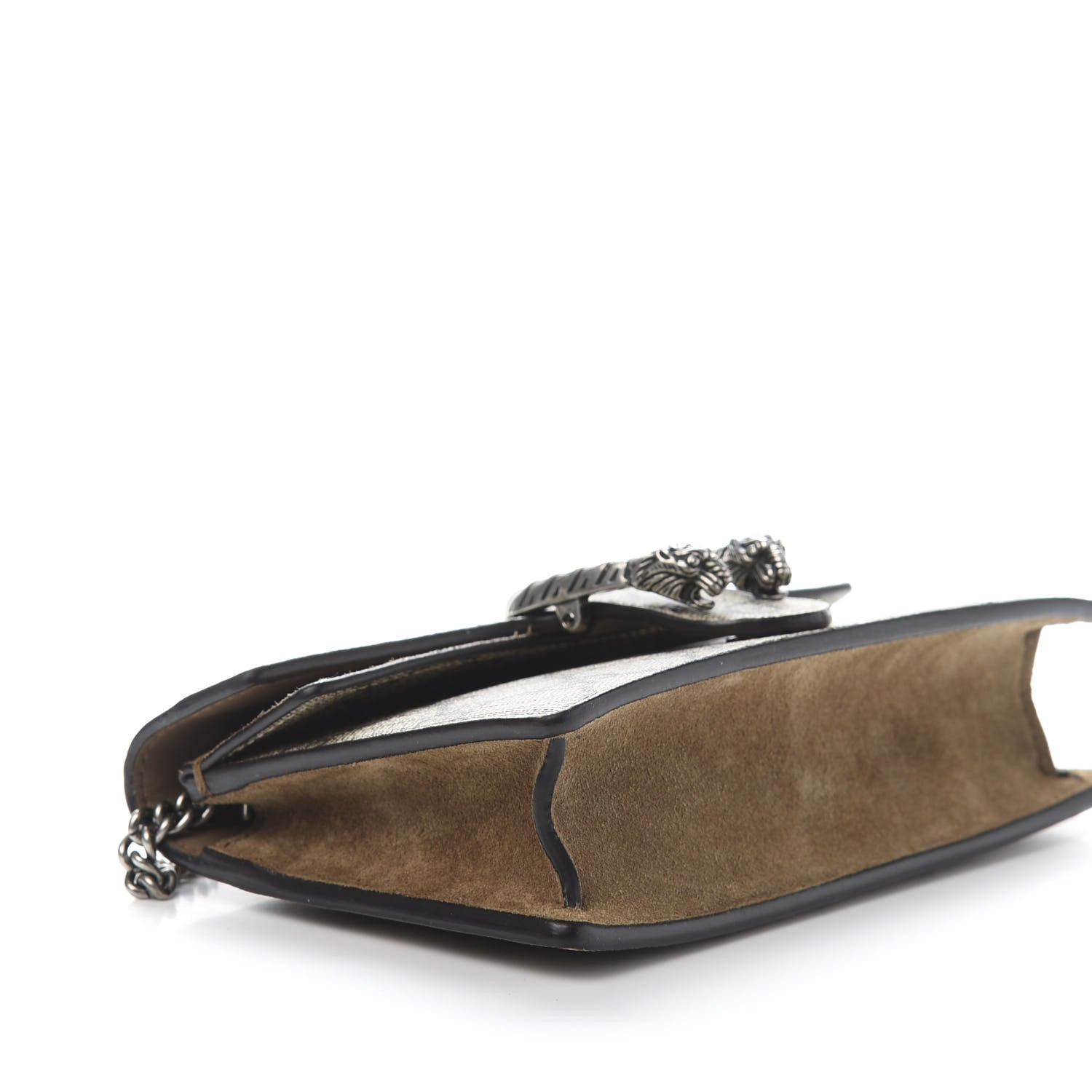 Gucci GG Supreme Monogram Super Mini Dionysus Shoulder Bag Taupe 9 of 12