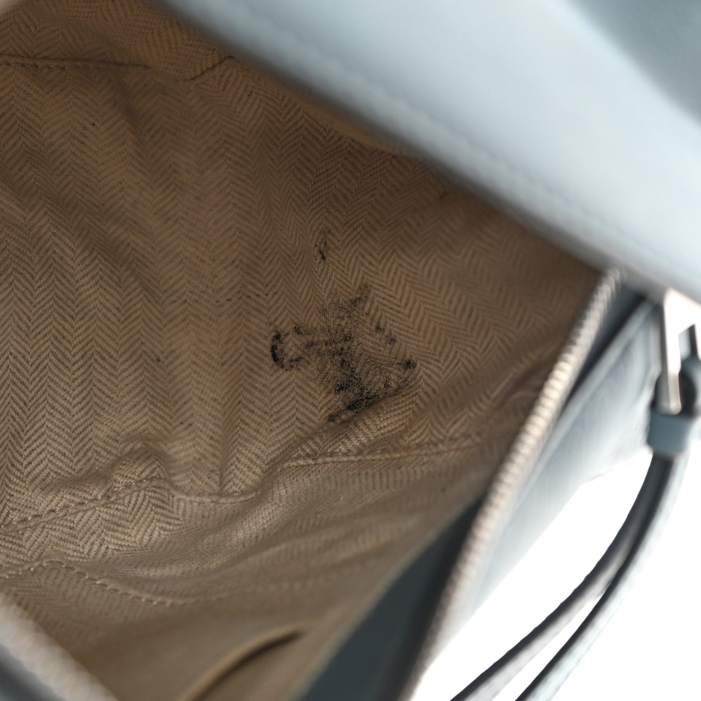 Calfskin Small Puzzle Bag Stone Blue