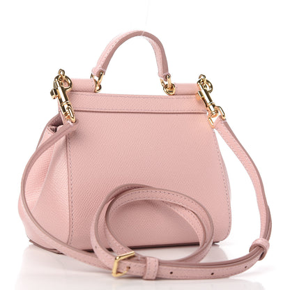 Dolce & Gabbana Dauphine Micro Miss Sicily Satchel Pink 3 of 9