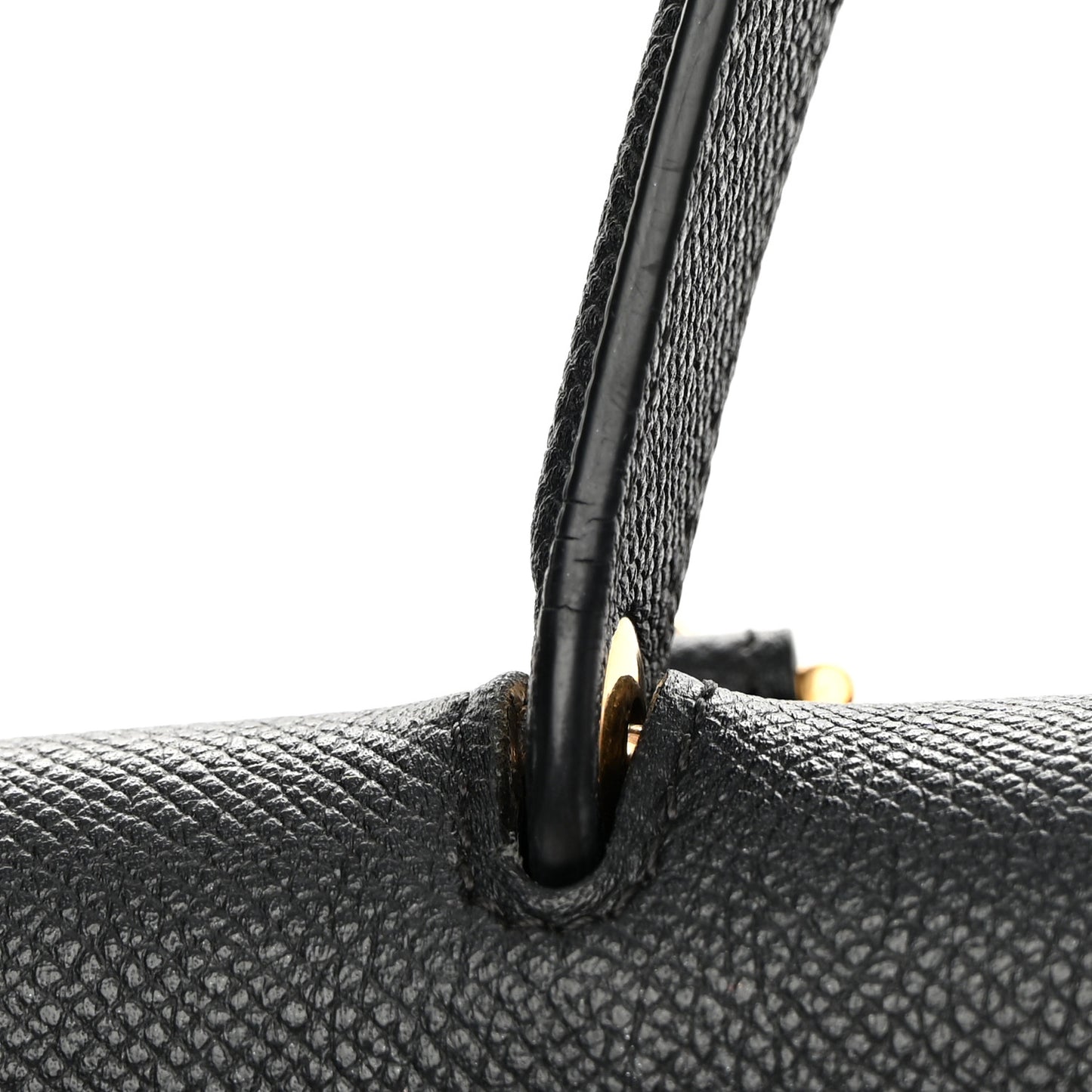 Grained Calfskin Mini Belt Bag Black