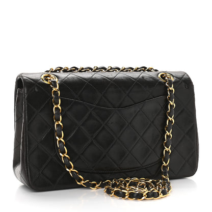 Chanel Lambskin Quilted Small Double Flap Black 3 of 12