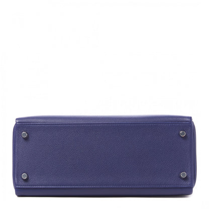 Hermes Evercolor Verso Kelly Retourne 28 Bleu Encre Bleu Zellige 5 of 35