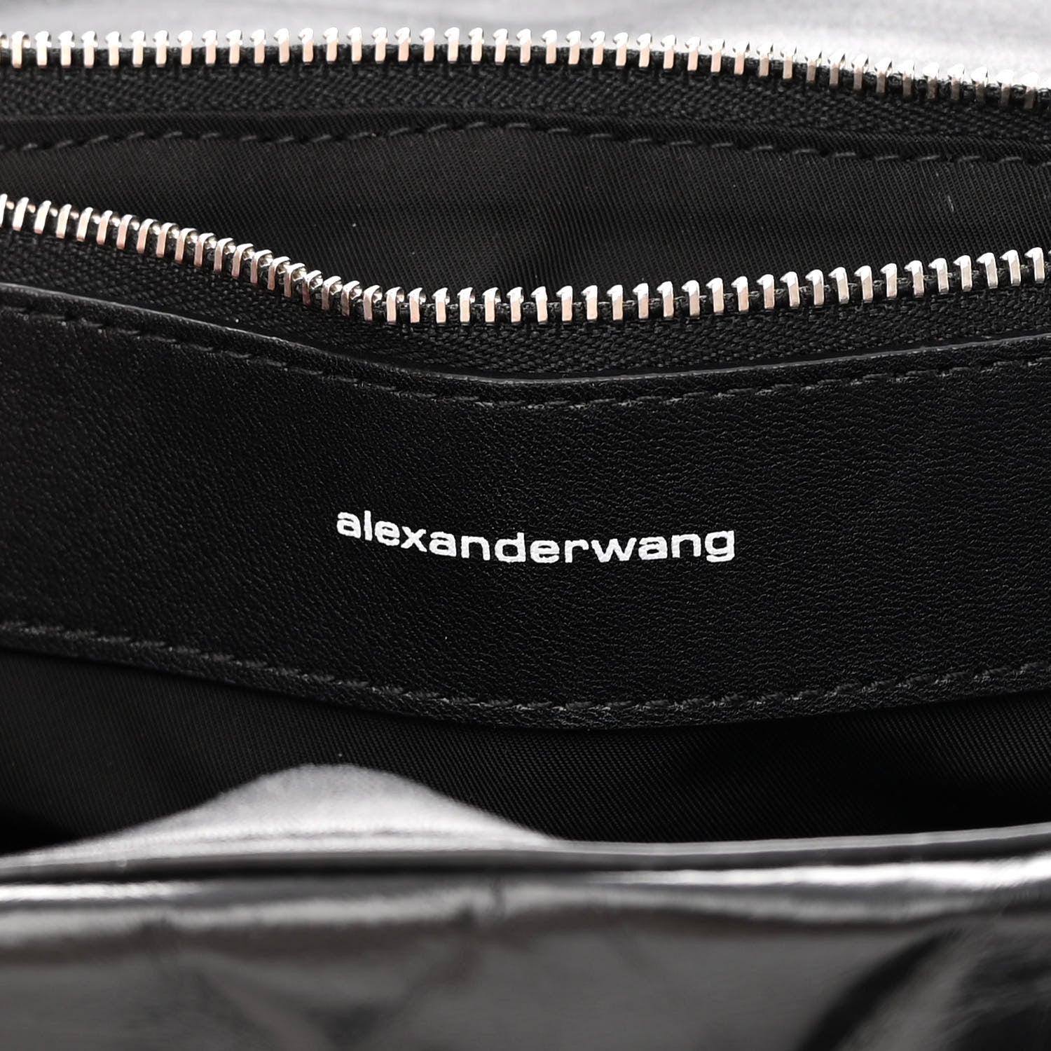 Alexander Wang Calfskin Quilted Halo Crossbody Bag Black 6 of 16