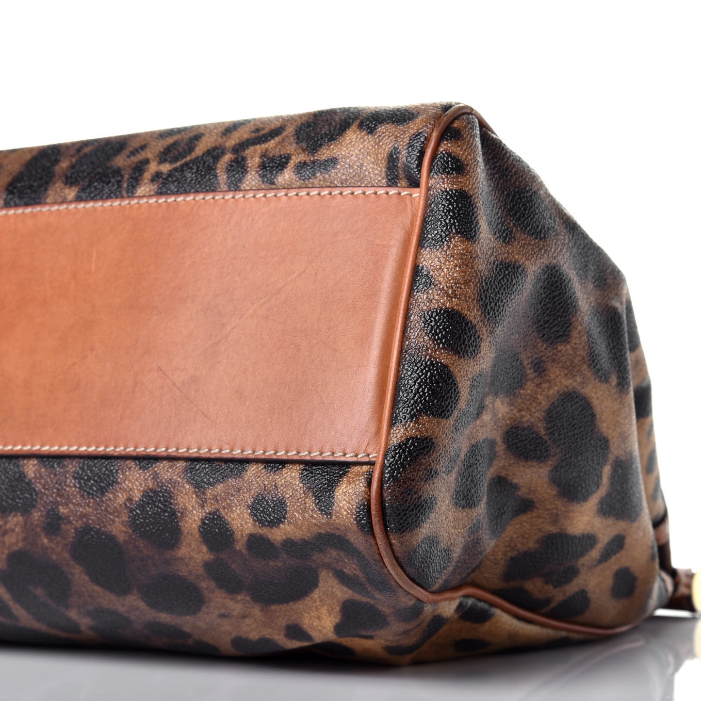 Leo Crepe Large Miss Sicily Satchel Naturale