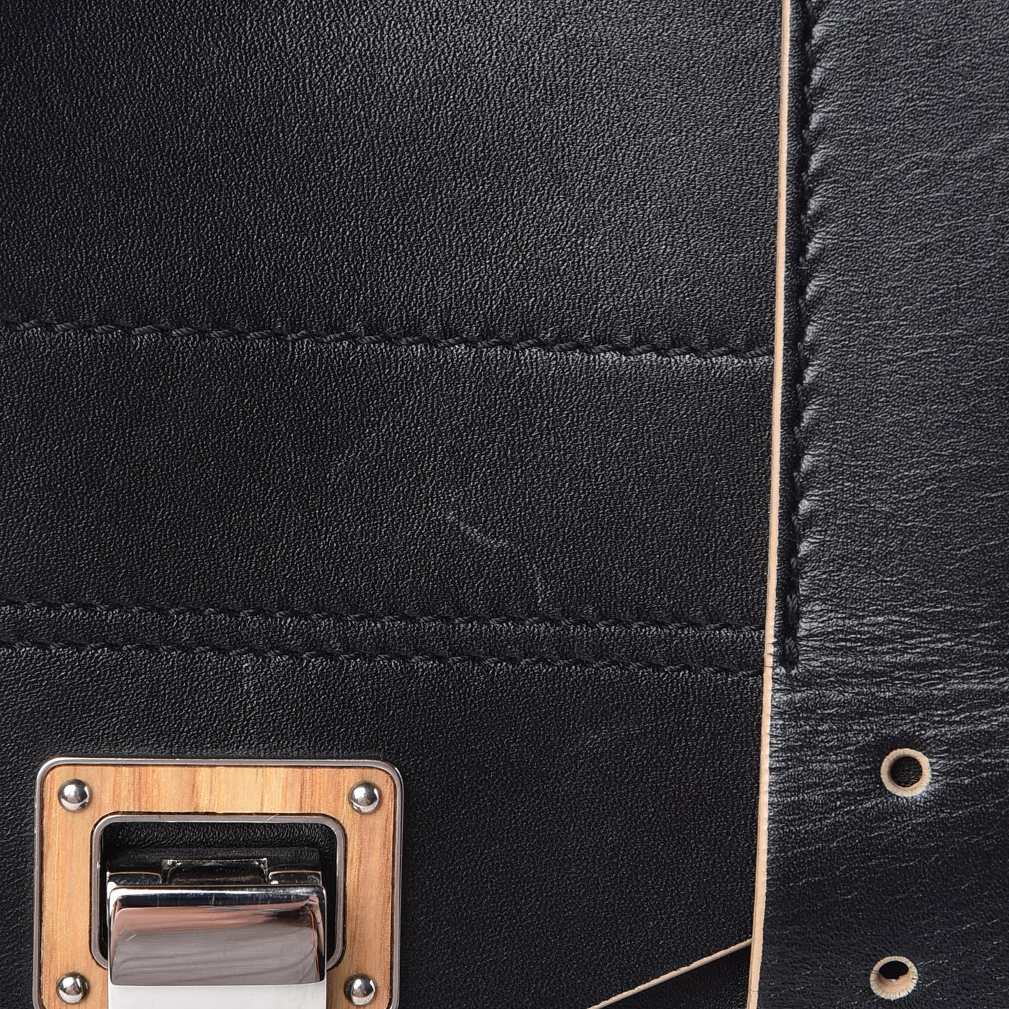 Calfskin Mini PS1 Pouch Messenger Black