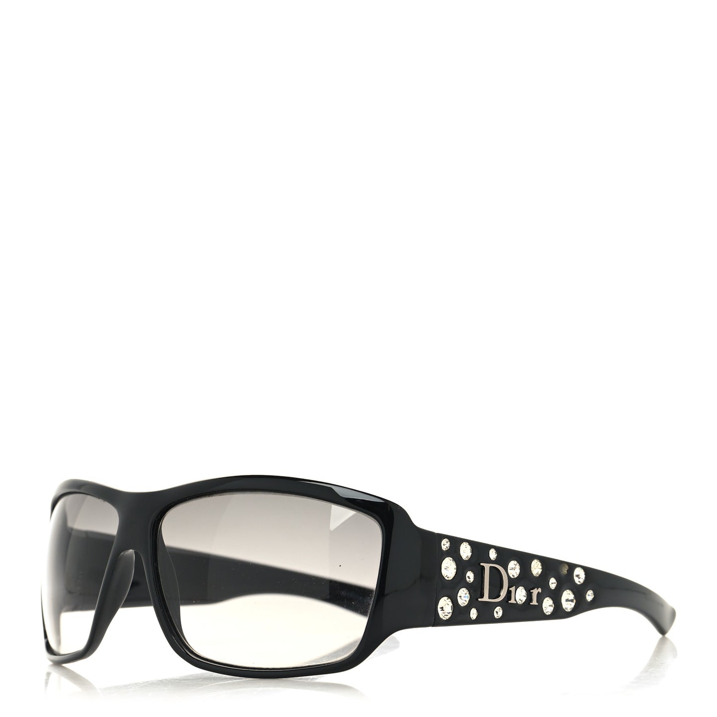 Sparkling 2 Strass Sunglasses Black