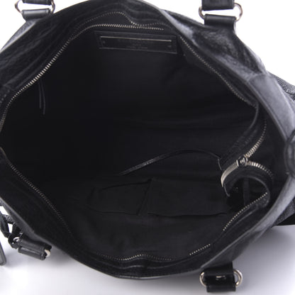 Balenciaga Agneau Classic Silver Hardware City Black 5 of 8