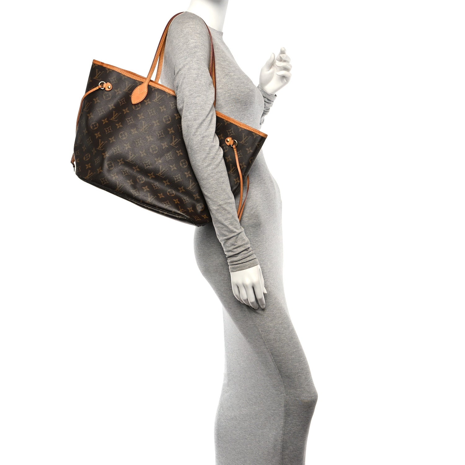 Louis Vuitton Monogram Neverfull MM 2 of 12