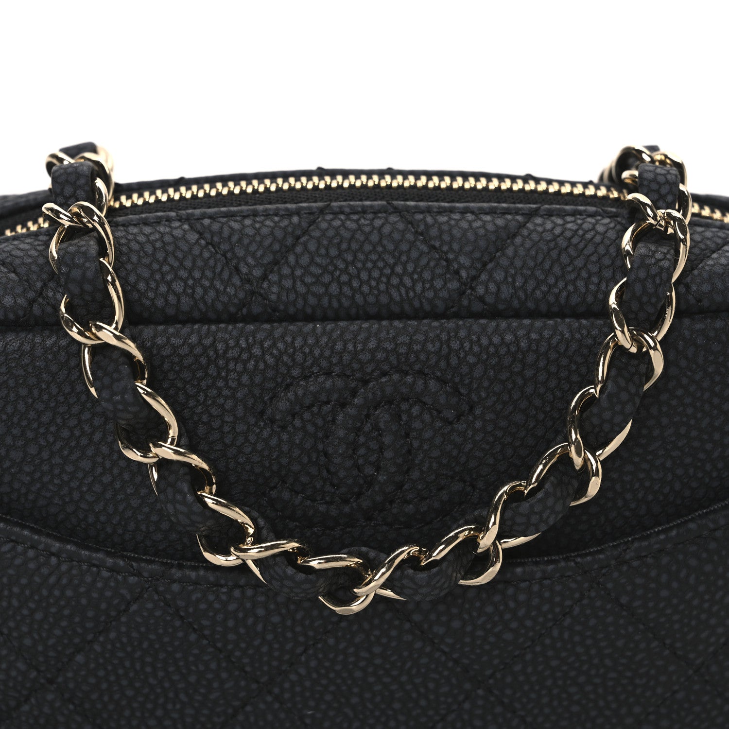 Chanel Iridescent Caviar Quilted Mini Coco Tassel Camera Case Black Black 8 of 12