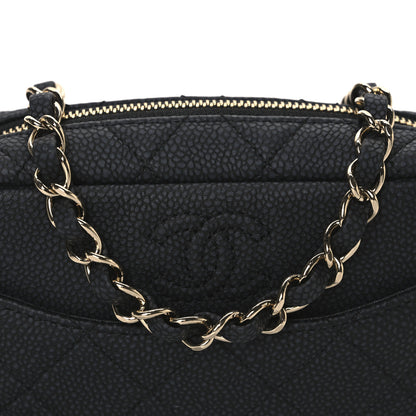 Chanel Iridescent Caviar Quilted Mini Coco Tassel Camera Case Black Black 8 of 12