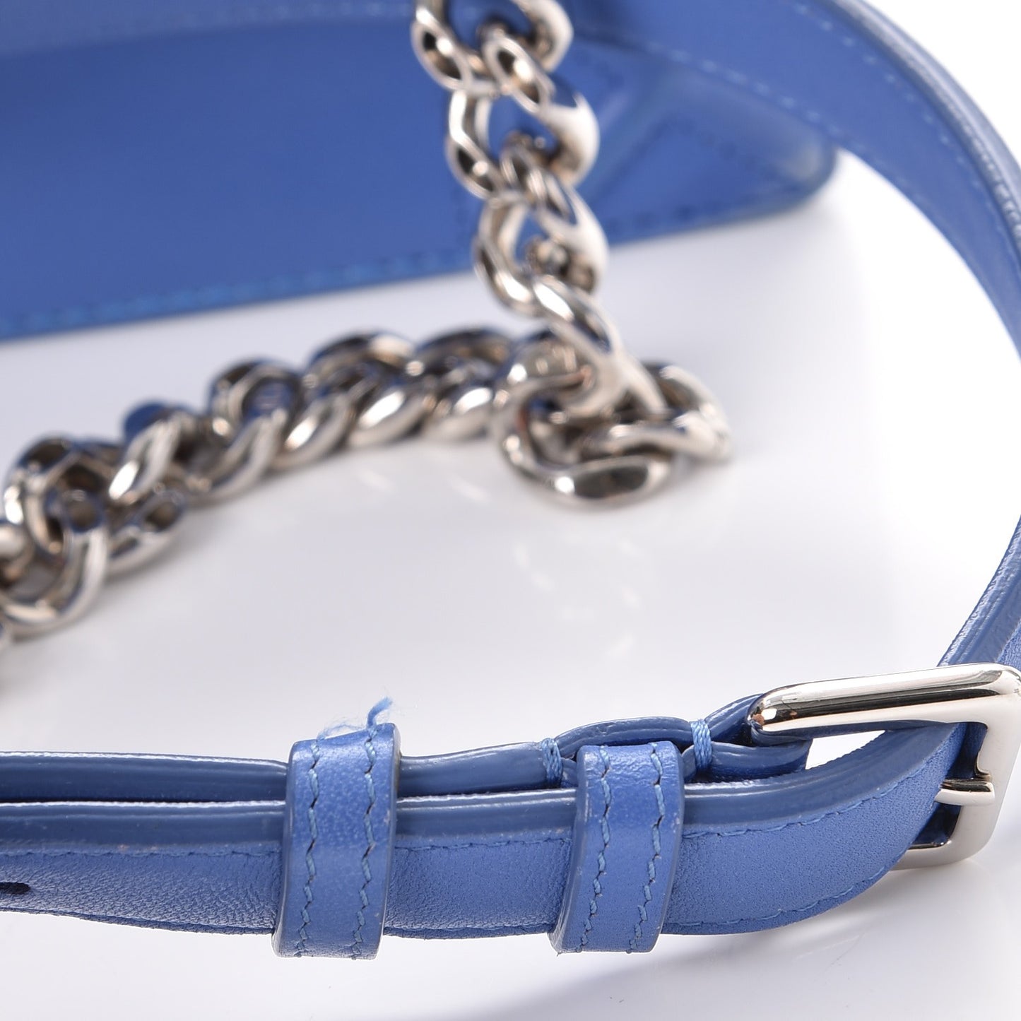Lambskin Medium Diorama Flap Bag Blue