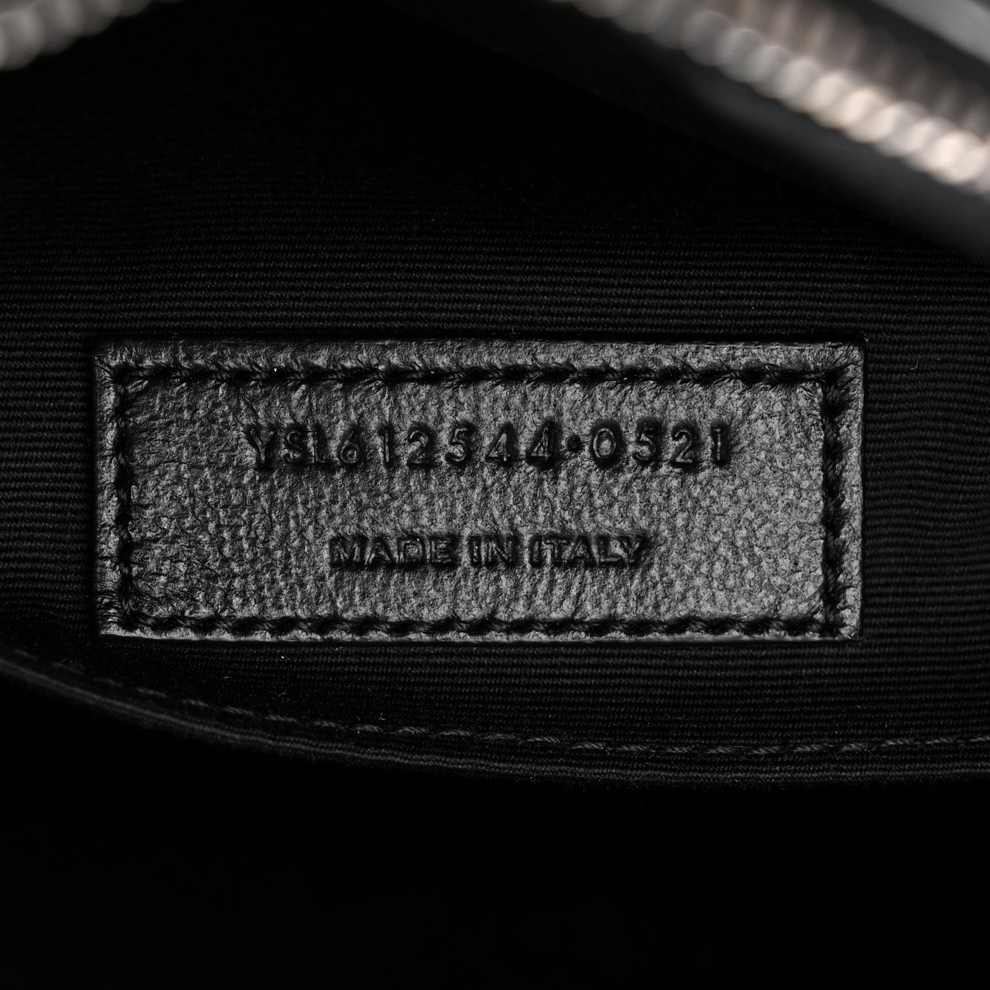 Calfskin Matelasse Monogram Lou Camera Bag Black