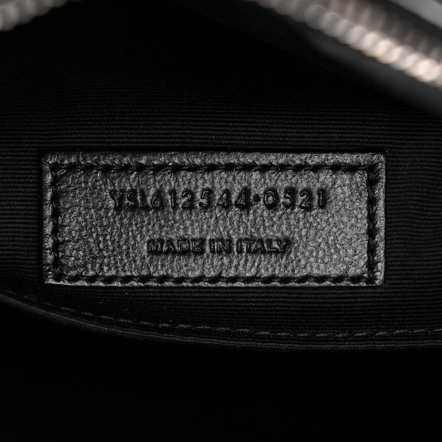 Saint Laurent Calfskin Matelasse Monogram Lou Camera Bag Black 7 of 12