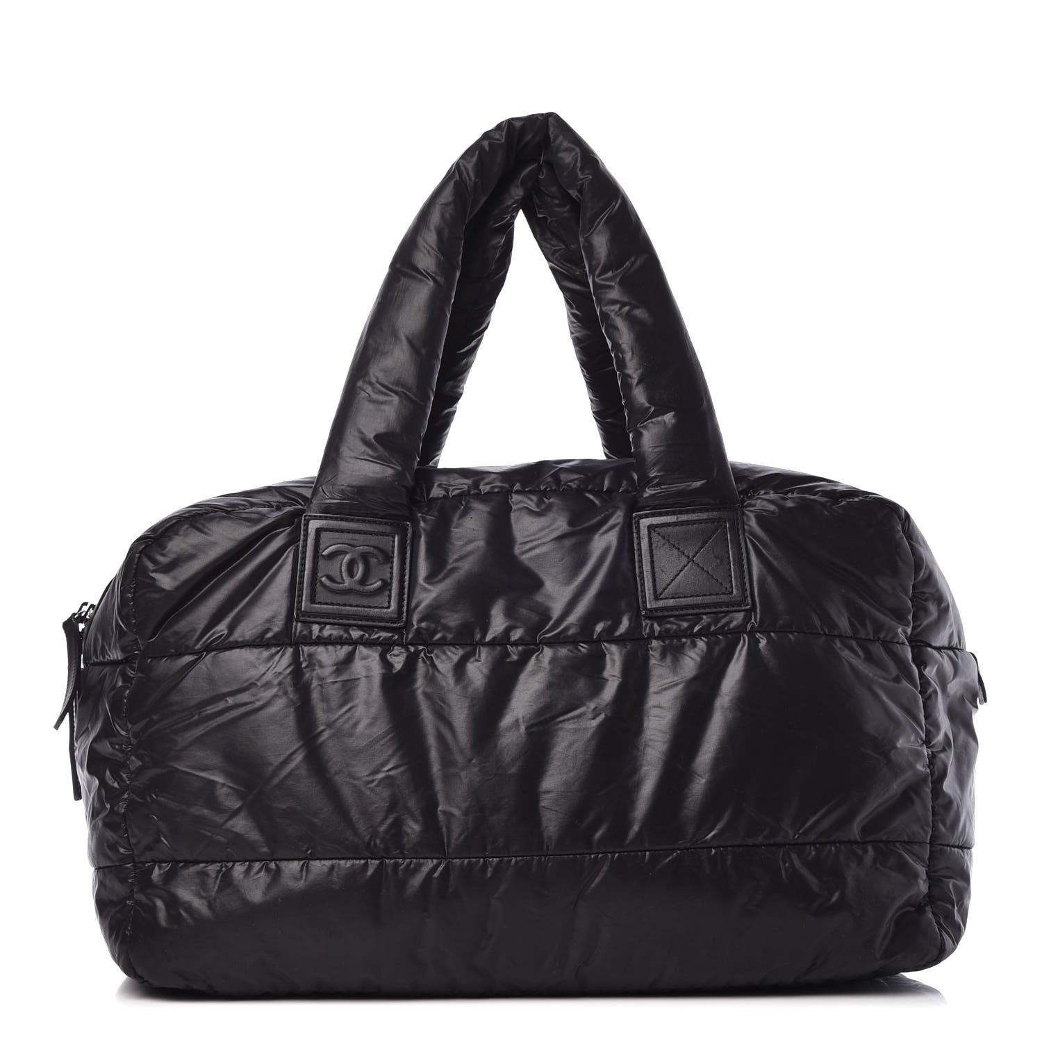 Chanel Nylon Coco Cocoon Bowler Black 1 of 11