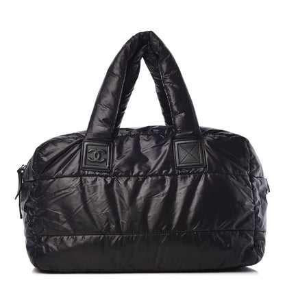Chanel Nylon Coco Cocoon Bowler Black 1 of 11