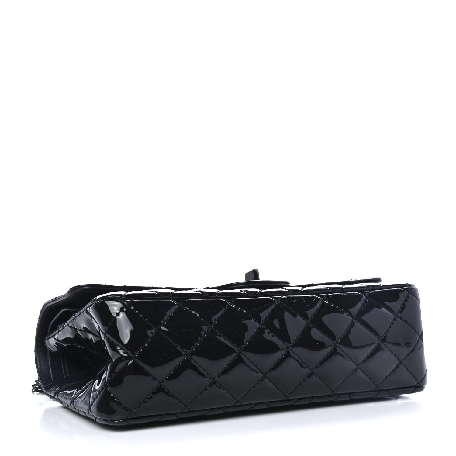 Chanel Patent Calfskin Quilted 2.55 Reissue 225 Flap So Black 3 of 4