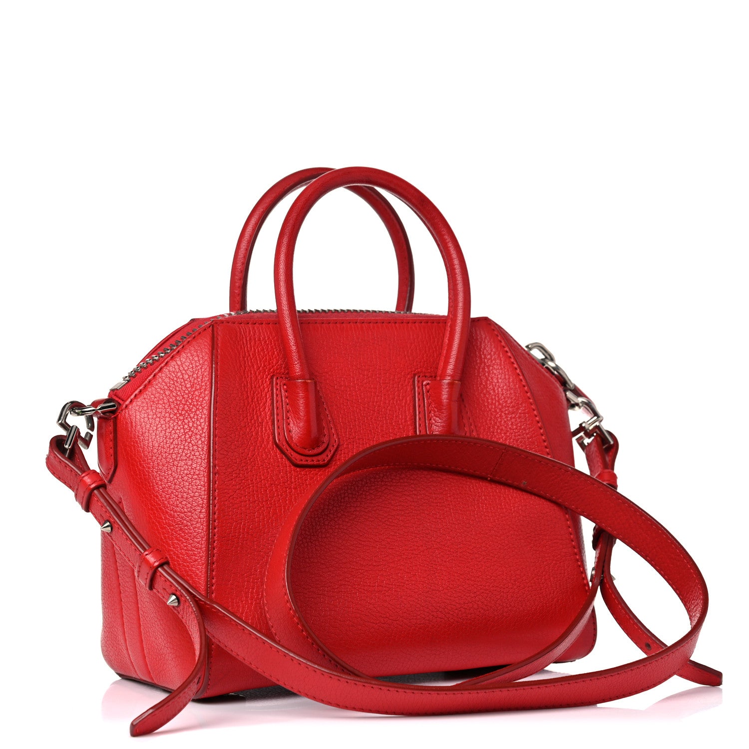 Givenchy Sugar Goatskin Mini Antigona Pop Red 3 of 19