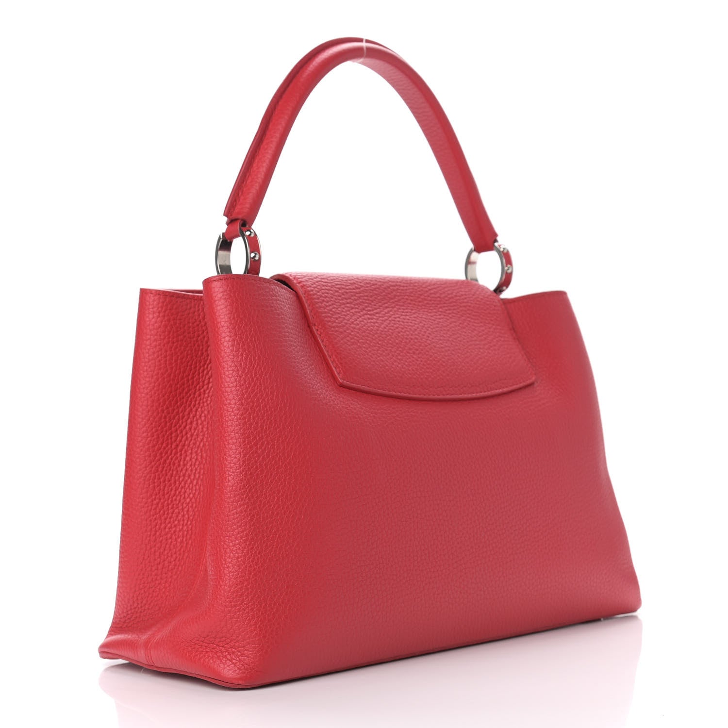 Louis Vuitton Taurillon Capucines MM Rubis 3 of 13