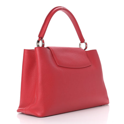 Louis Vuitton Taurillon Capucines MM Rubis 3 of 13
