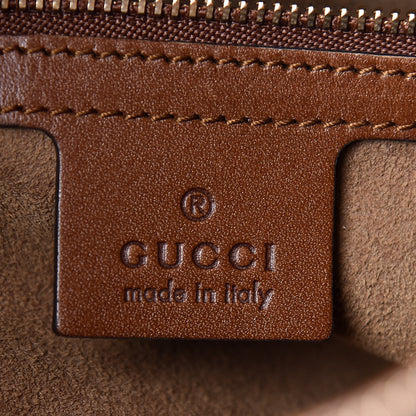 Gucci GG Supreme Monogram Linea A Hobo Brown 8 of 18